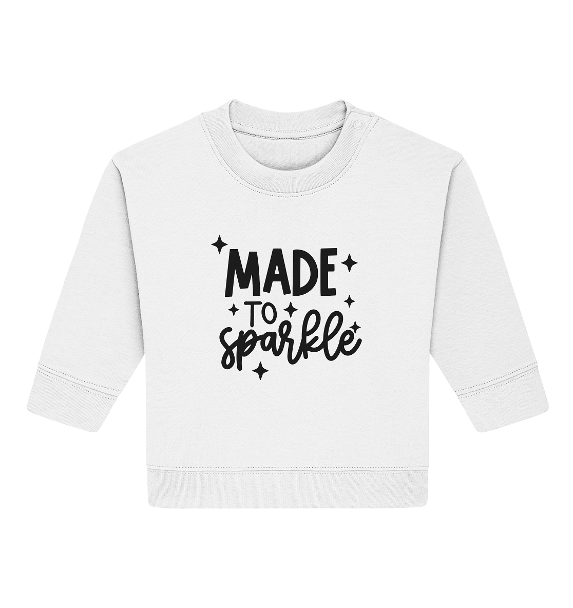 made to sparkle - Baby Organic Sweatshirt