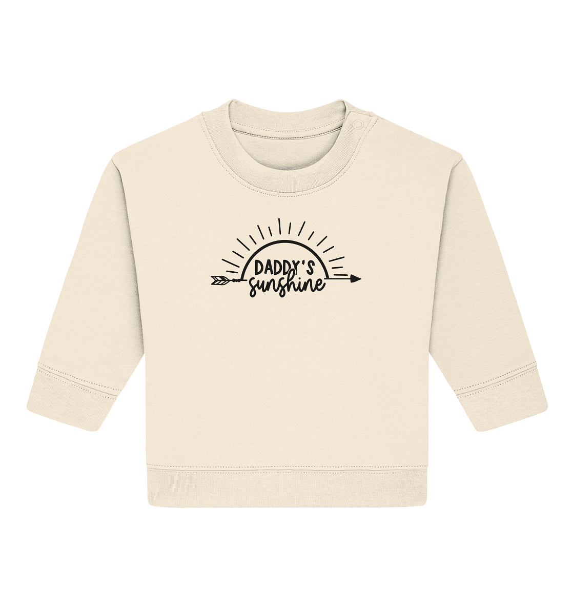 daddys sunshine - Baby Organic Sweatshirt