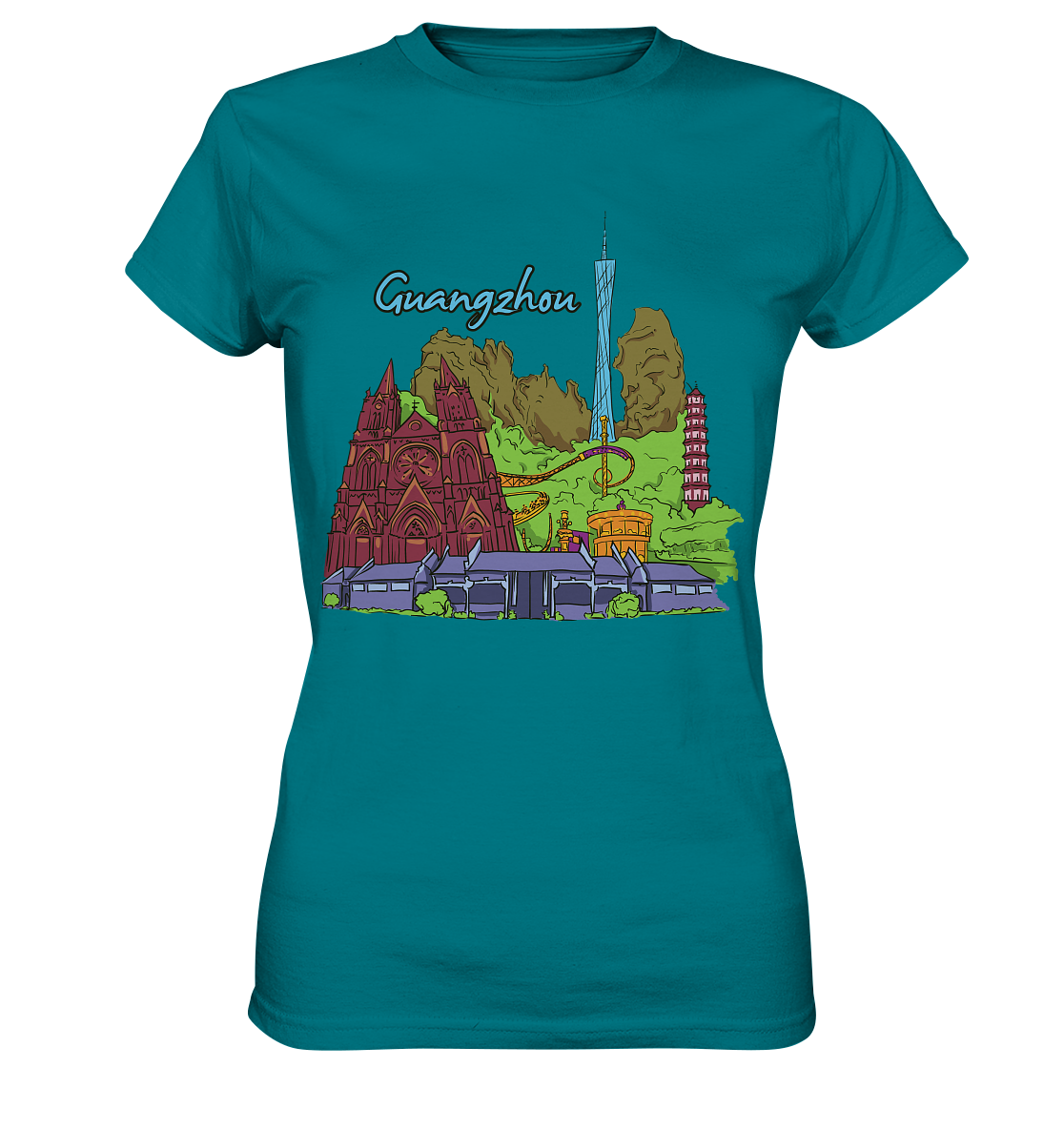 Guangzhou - Ladies Premium Shirt