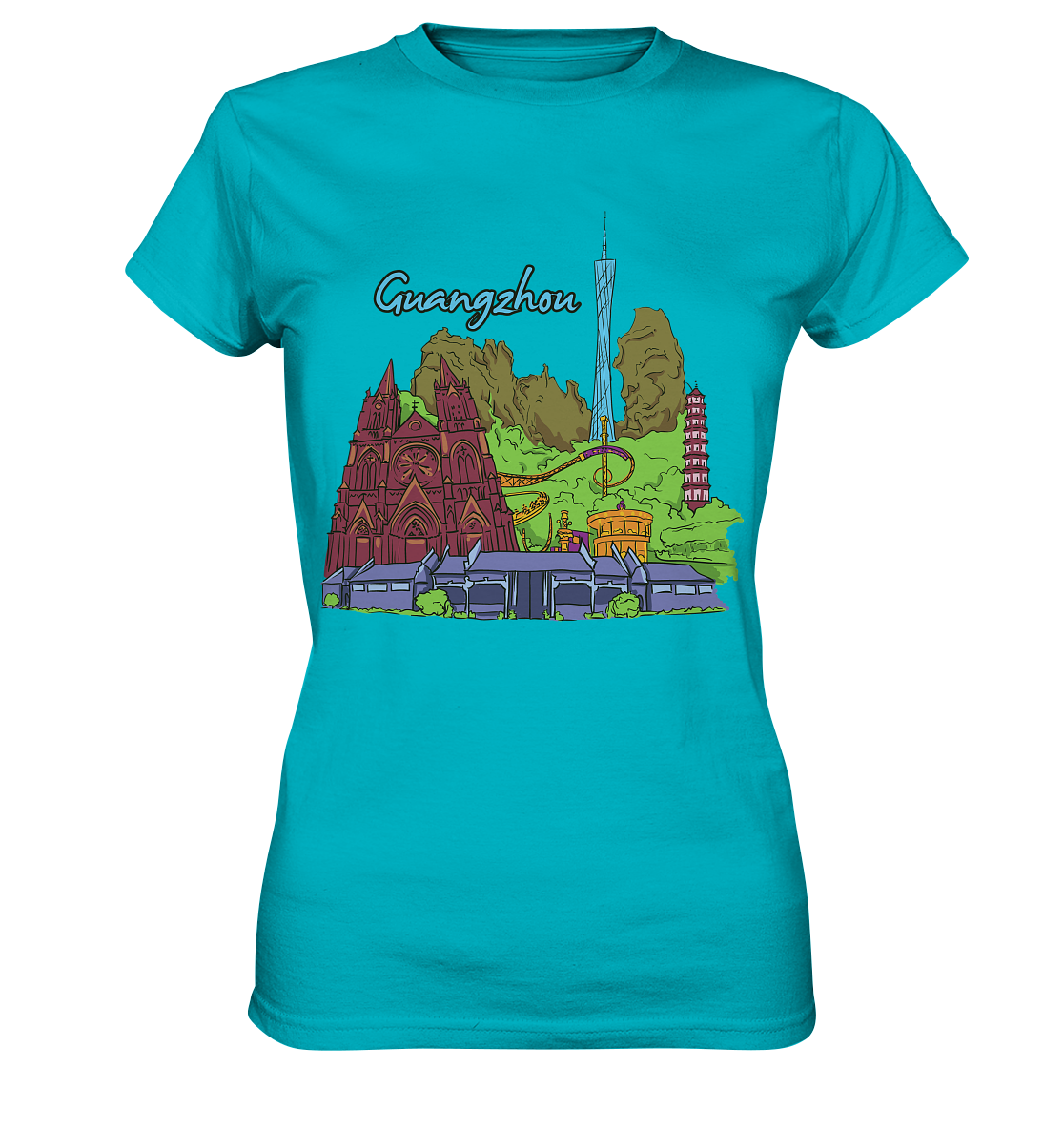 Guangzhou - Ladies Premium Shirt