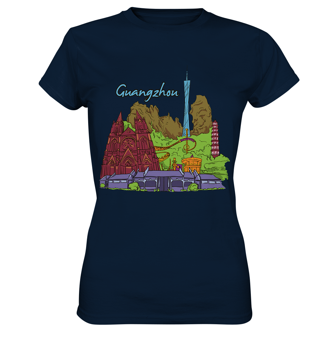 Guangzhou - Ladies Premium Shirt