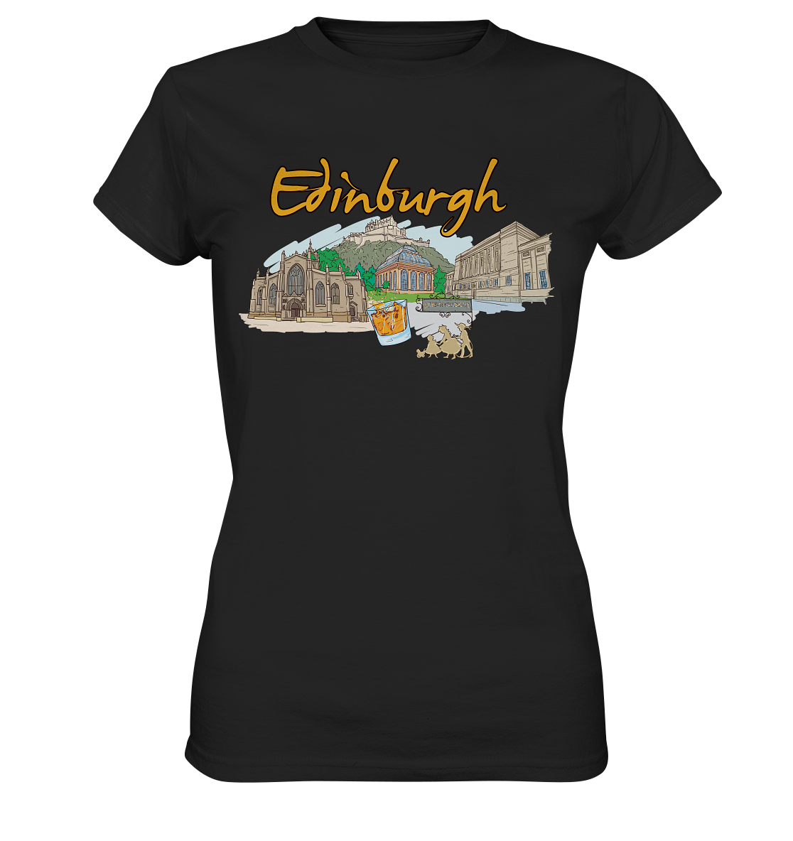 Edinburgh - Ladies Premium Shirt