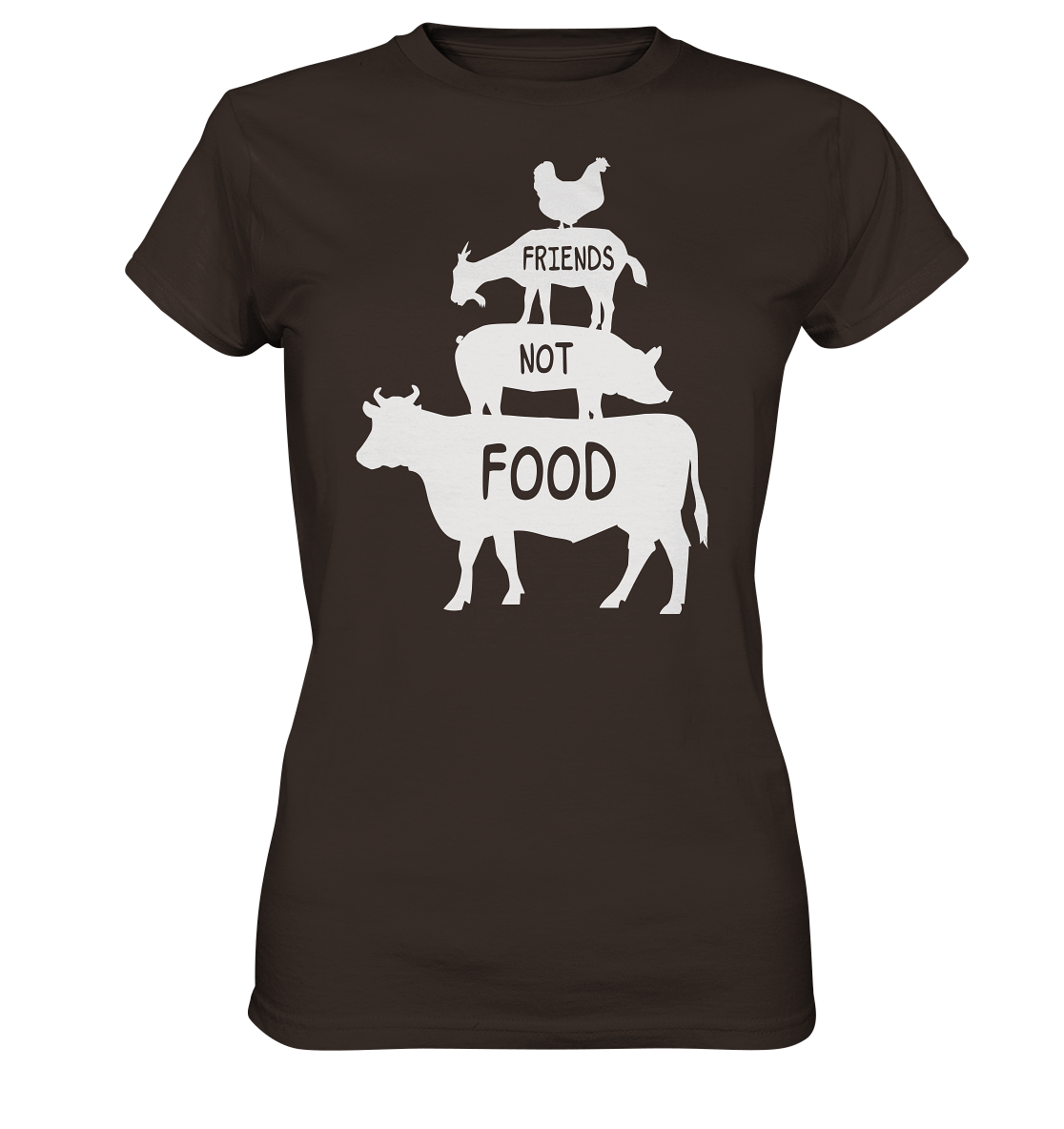 Vegan 1 - Ladies Premium Shirt