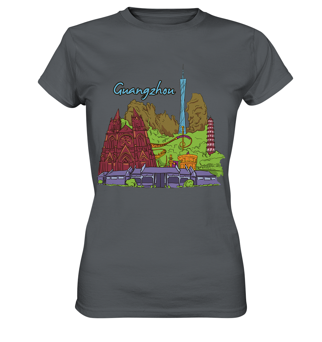 Guangzhou - Ladies Premium Shirt