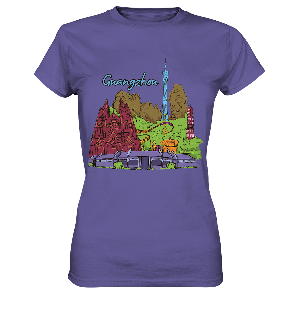 Guangzhou - Ladies Premium Shirt