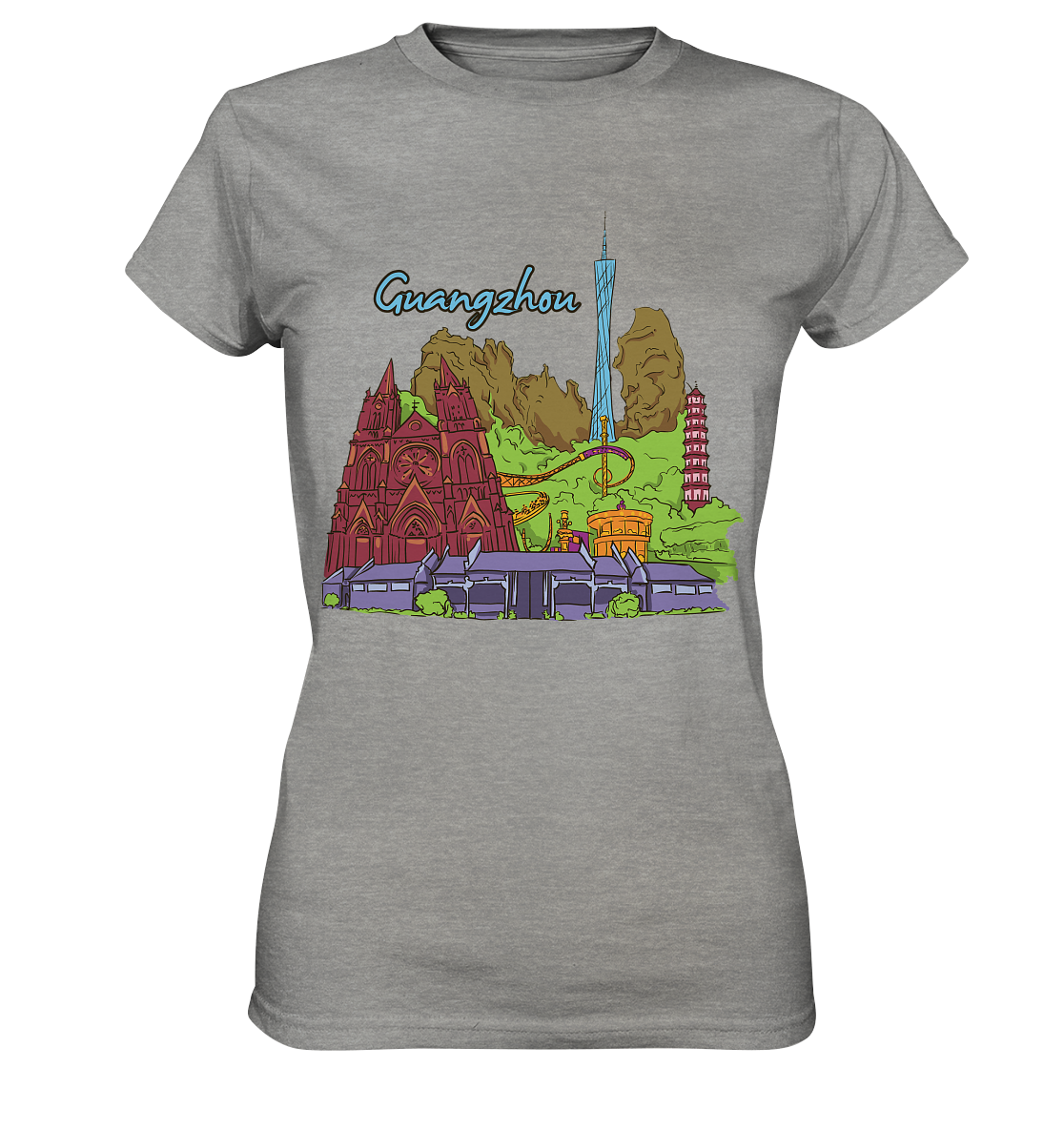 Guangzhou - Ladies Premium Shirt