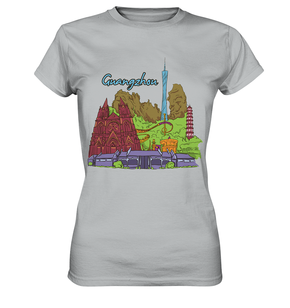 Guangzhou - Ladies Premium Shirt