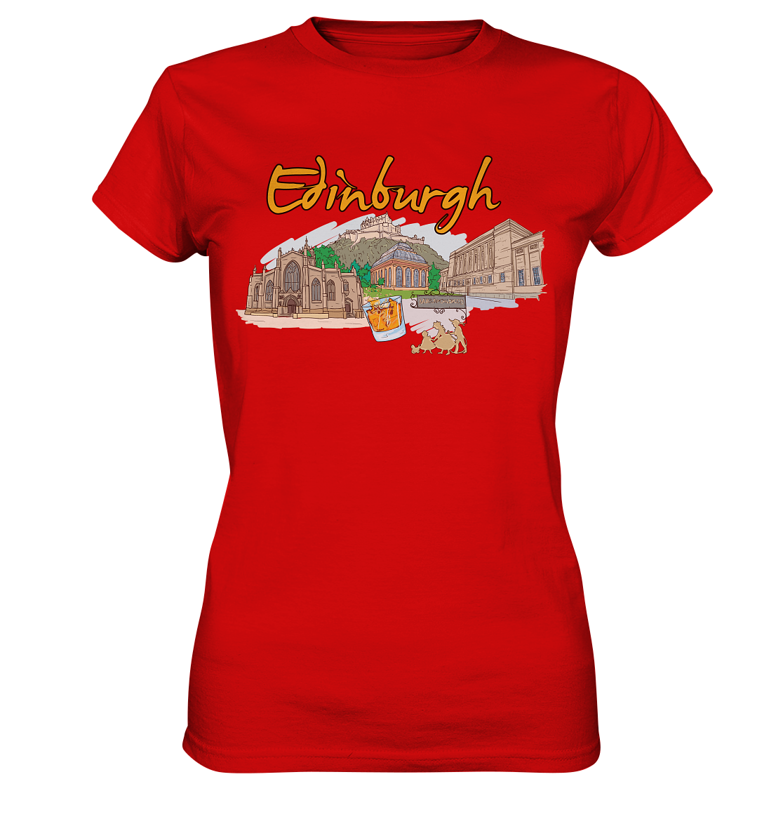 Edinburgh - Ladies Premium Shirt