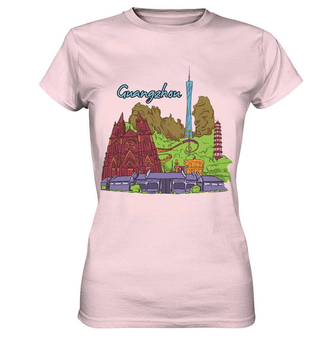 Guangzhou - Ladies Premium Shirt