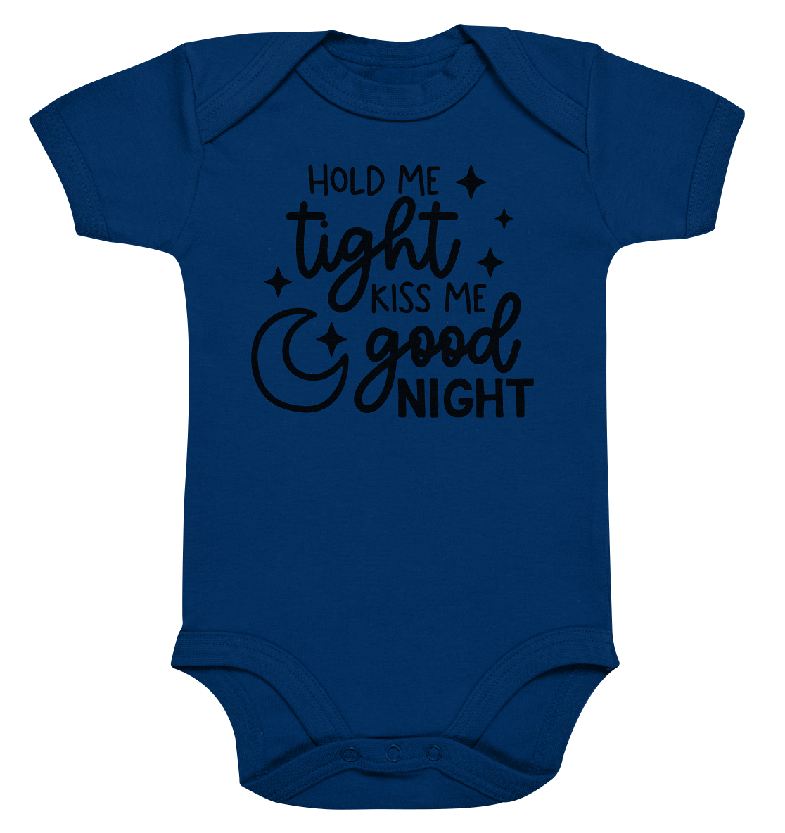 hold me tight kiss me good night - Organic Baby Bodysuite