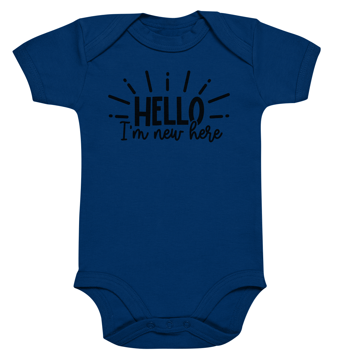 hello im new herer - Organic Baby Bodysuite