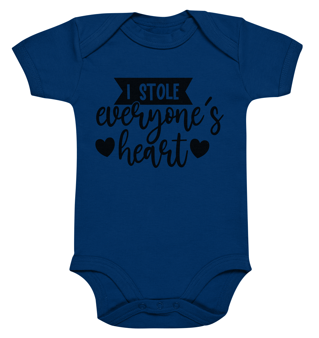i stole everyones heart - Organic Baby Bodysuite