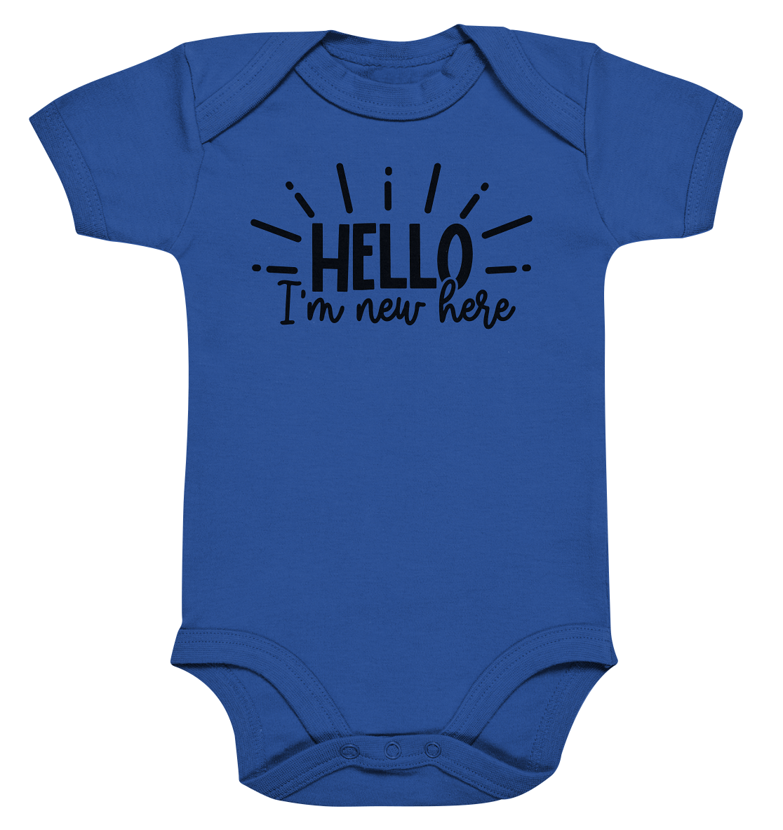 hello im new herer - Organic Baby Bodysuite
