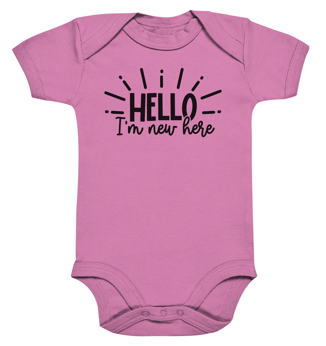 hello im new herer - Organic Baby Bodysuite