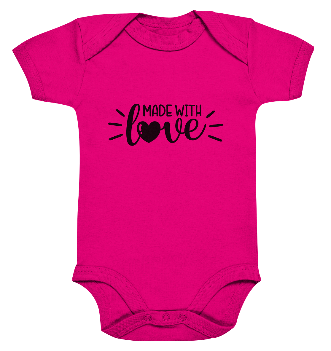 made with love - Organic Baby Bodysuite
