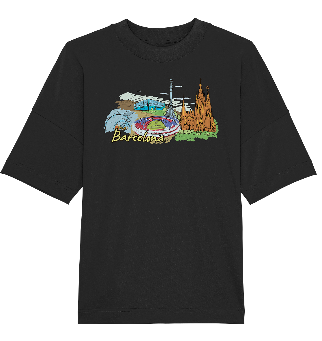 Barcelona - Organic Oversize Shirt