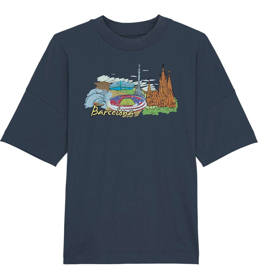 Barcelona - Organic Oversize Shirt