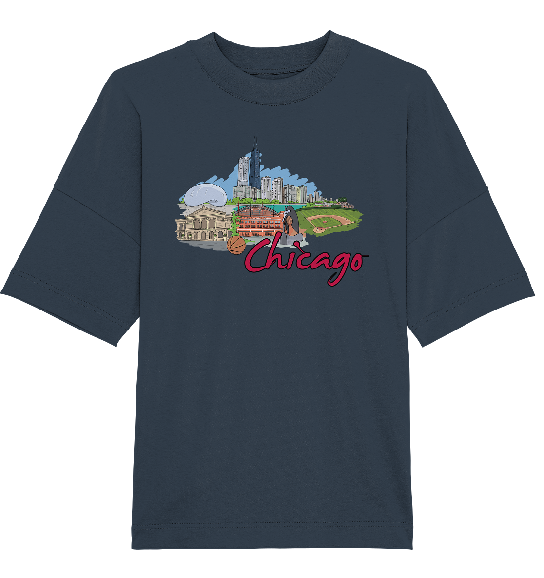 Chicago - Organic Oversize Shirt