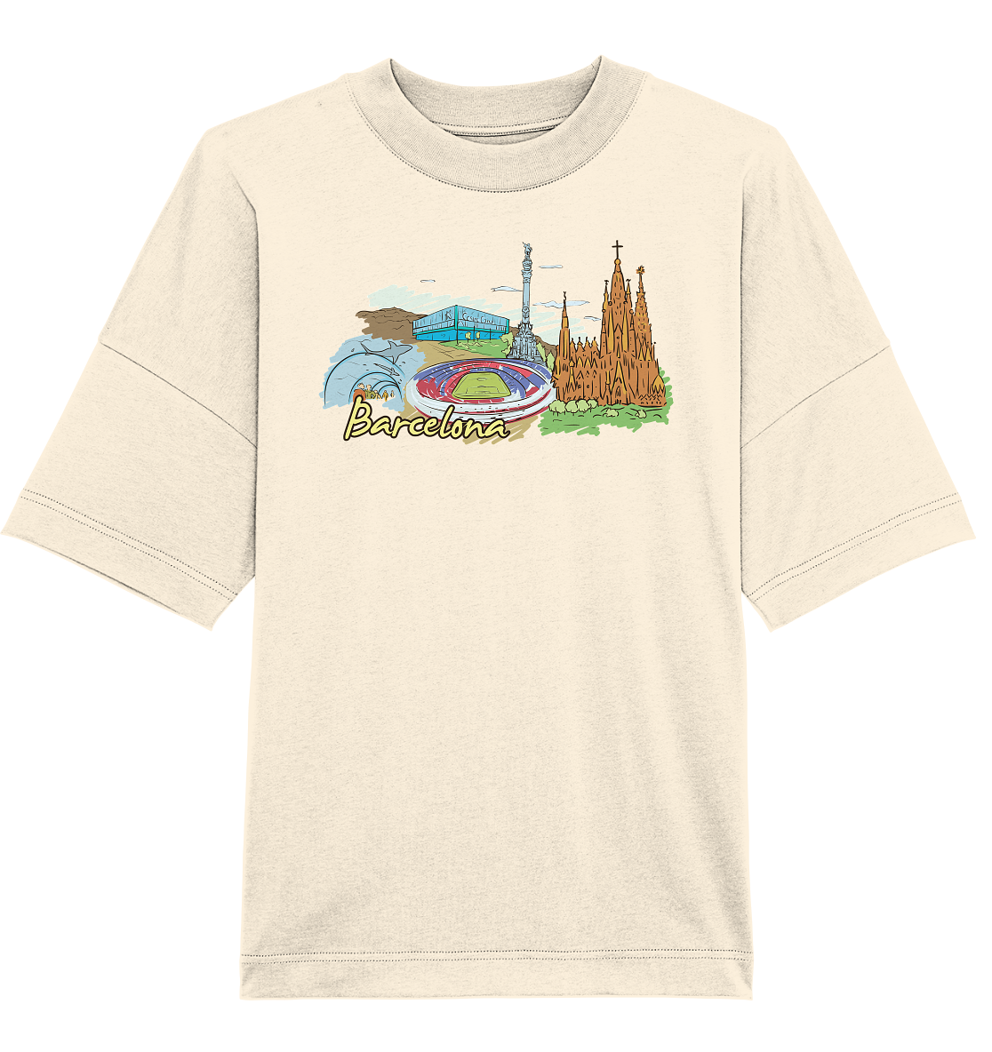 Barcelona - Organic Oversize Shirt