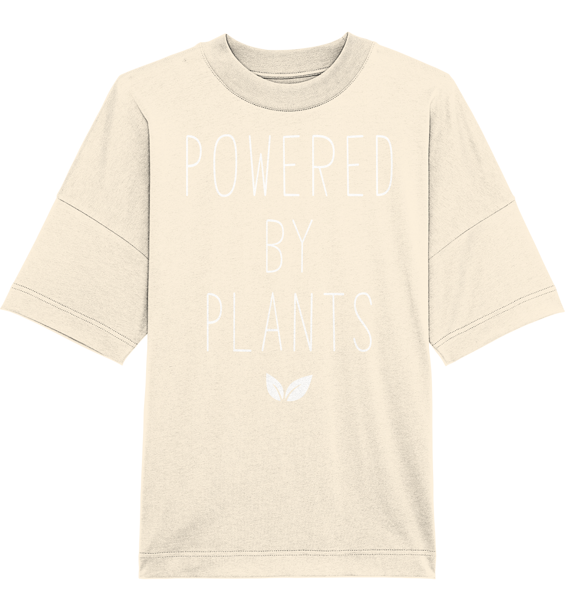 powered by plants - Organic Oversize Shirt