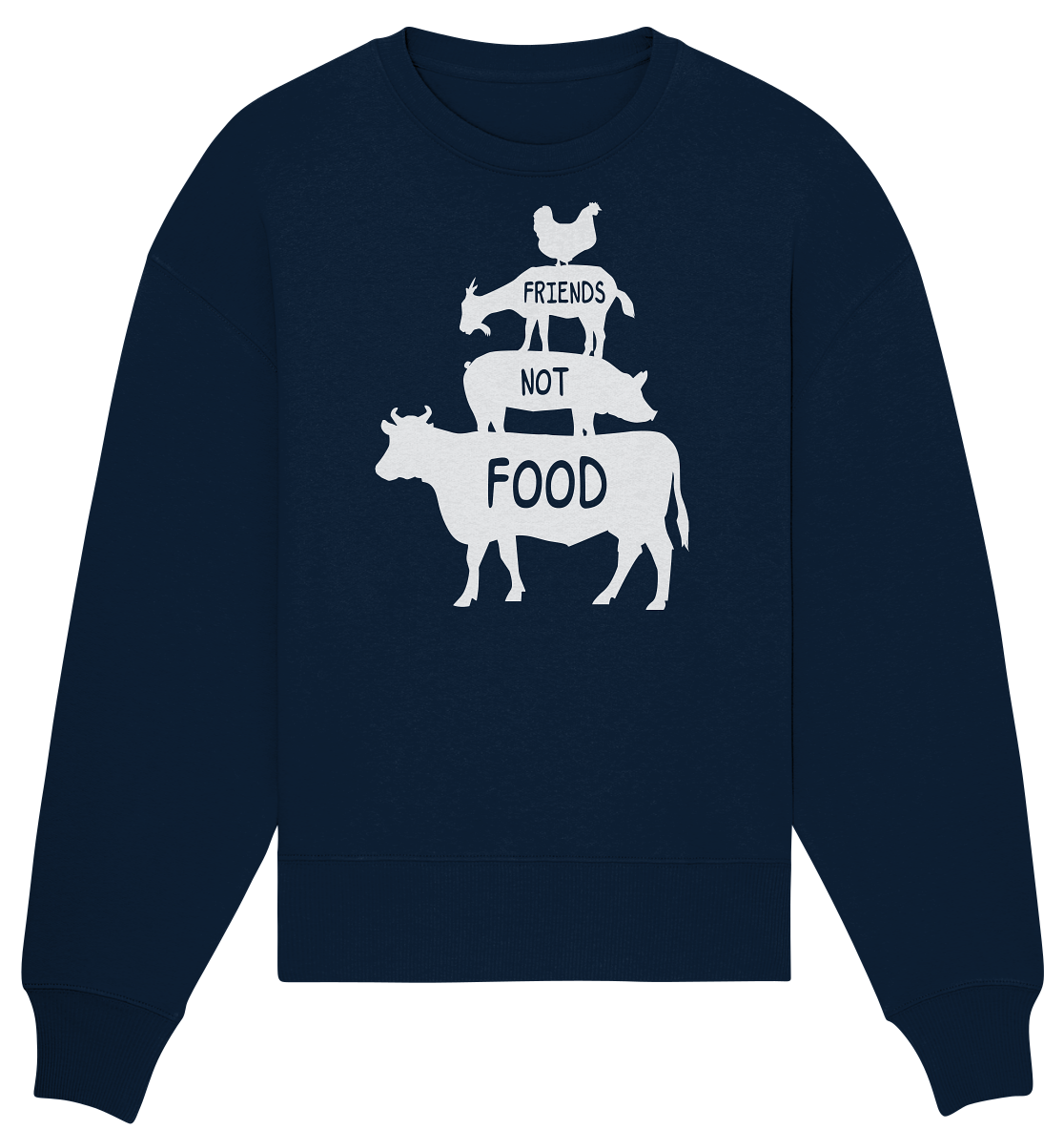 Vegan 1 - Organic Oversize Sweatshirt