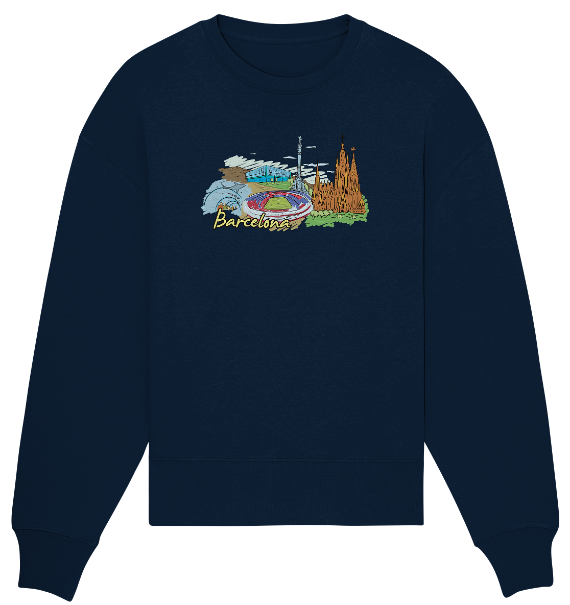 Barcelona - Organic Oversize Sweatshirt