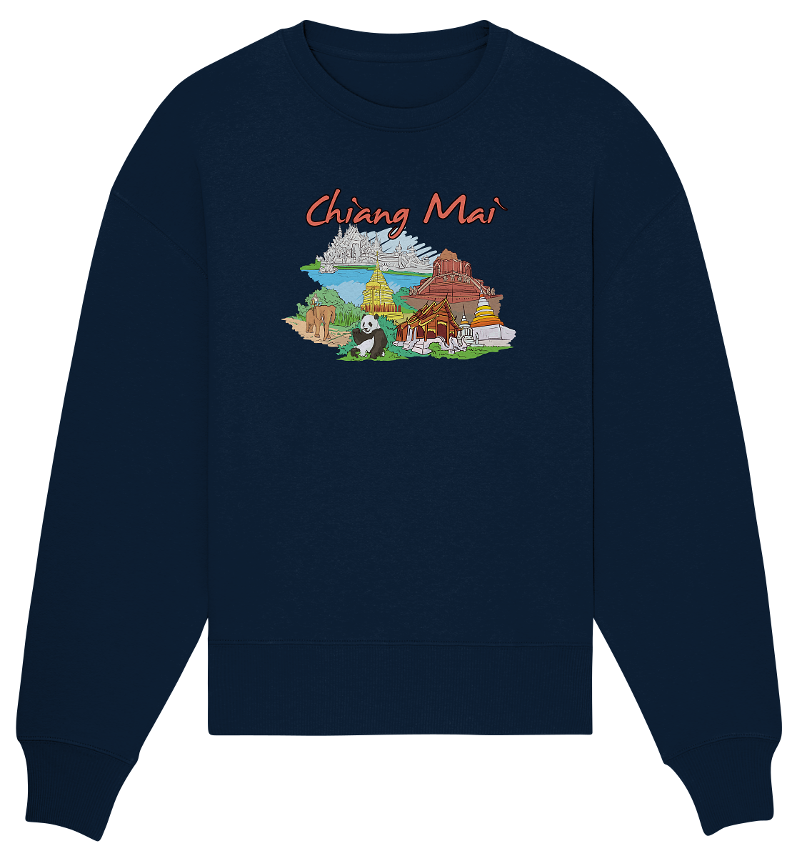 Chiang Mai - Organic Oversize Sweatshirt