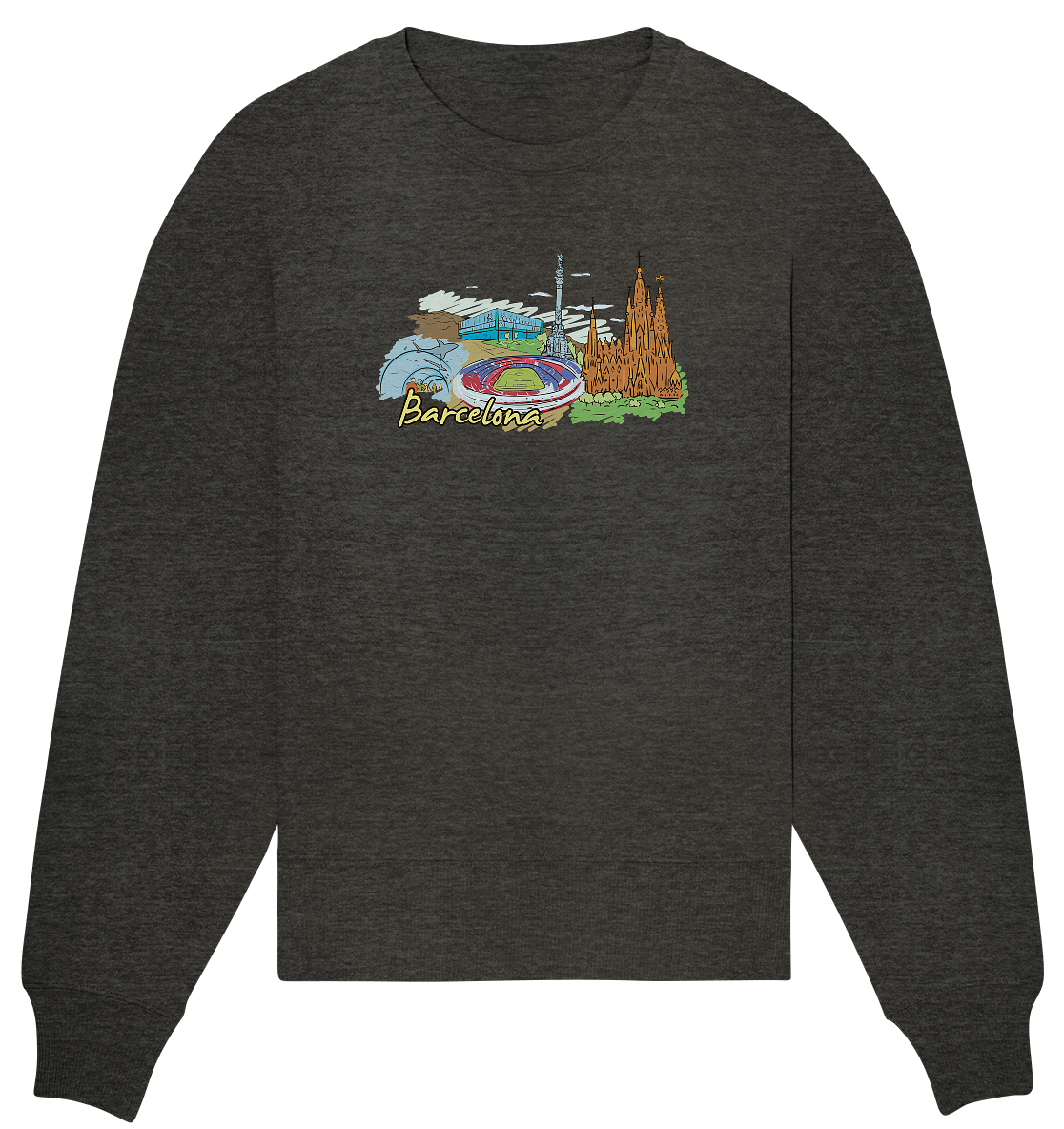 Barcelona - Organic Oversize Sweatshirt