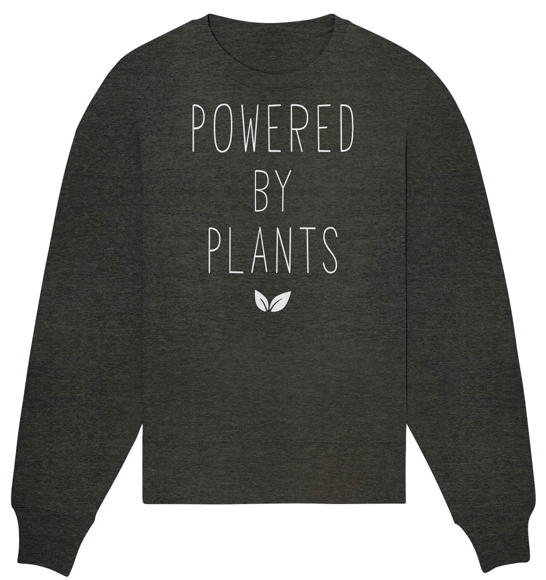powered by plants - Organic Oversize Sweatshirt