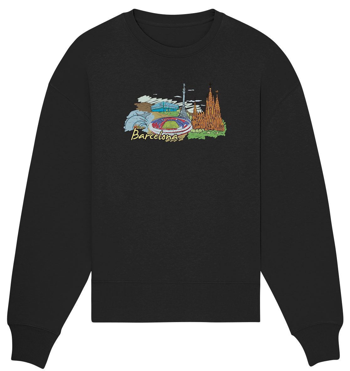 Barcelona - Organic Oversize Sweatshirt