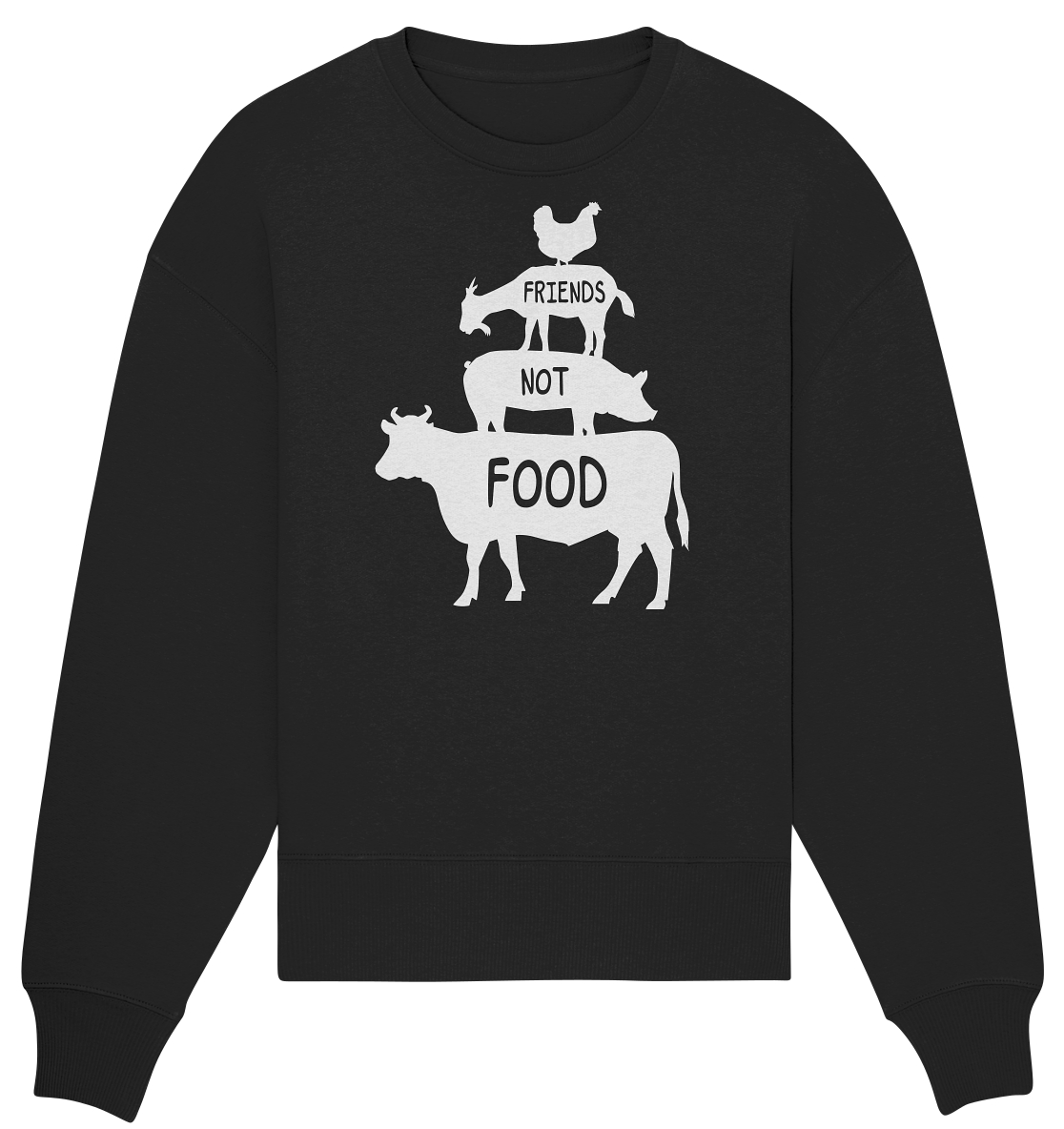 Vegan 1 - Organic Oversize Sweatshirt