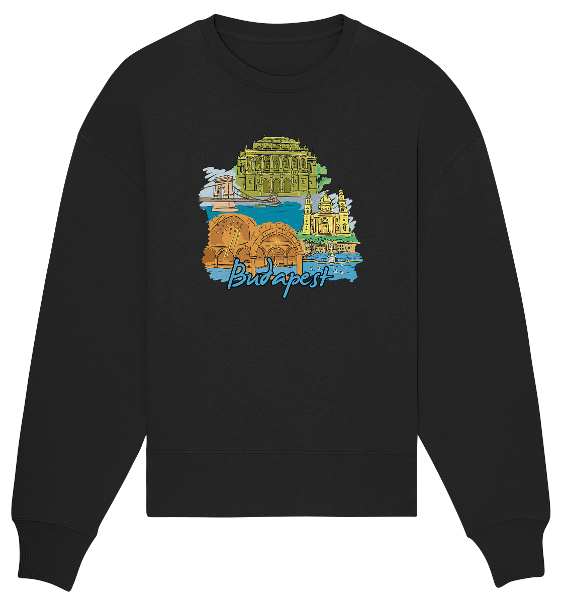 Budapest - Organic Oversize Sweatshirt