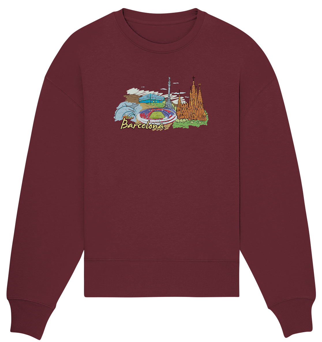 Barcelona - Organic Oversize Sweatshirt