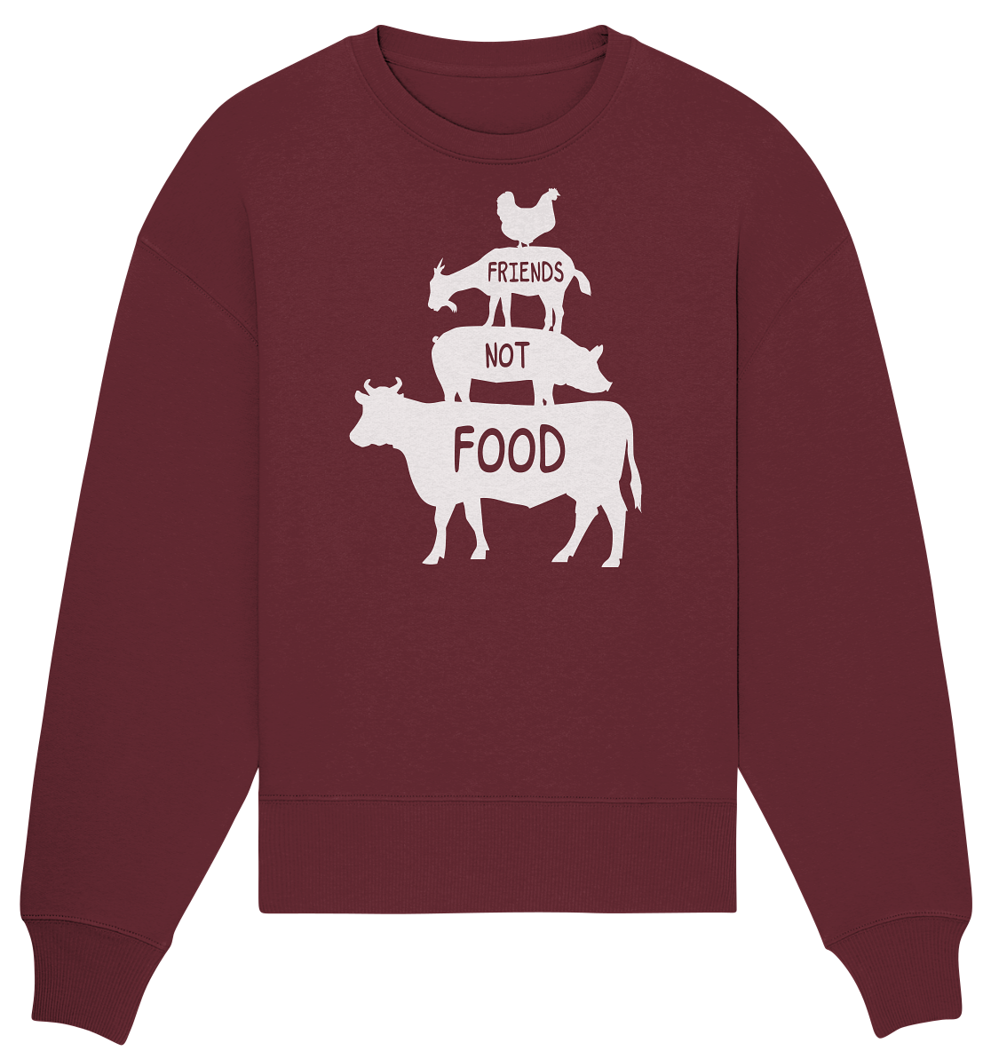 Vegan 1 - Organic Oversize Sweatshirt