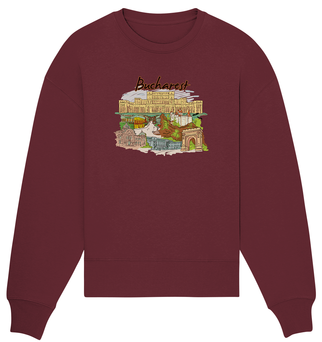 Bucharest - Organic Oversize Sweatshirt