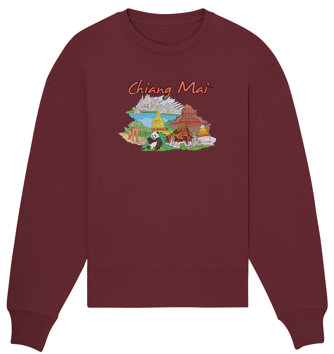 Chiang Mai - Organic Oversize Sweatshirt