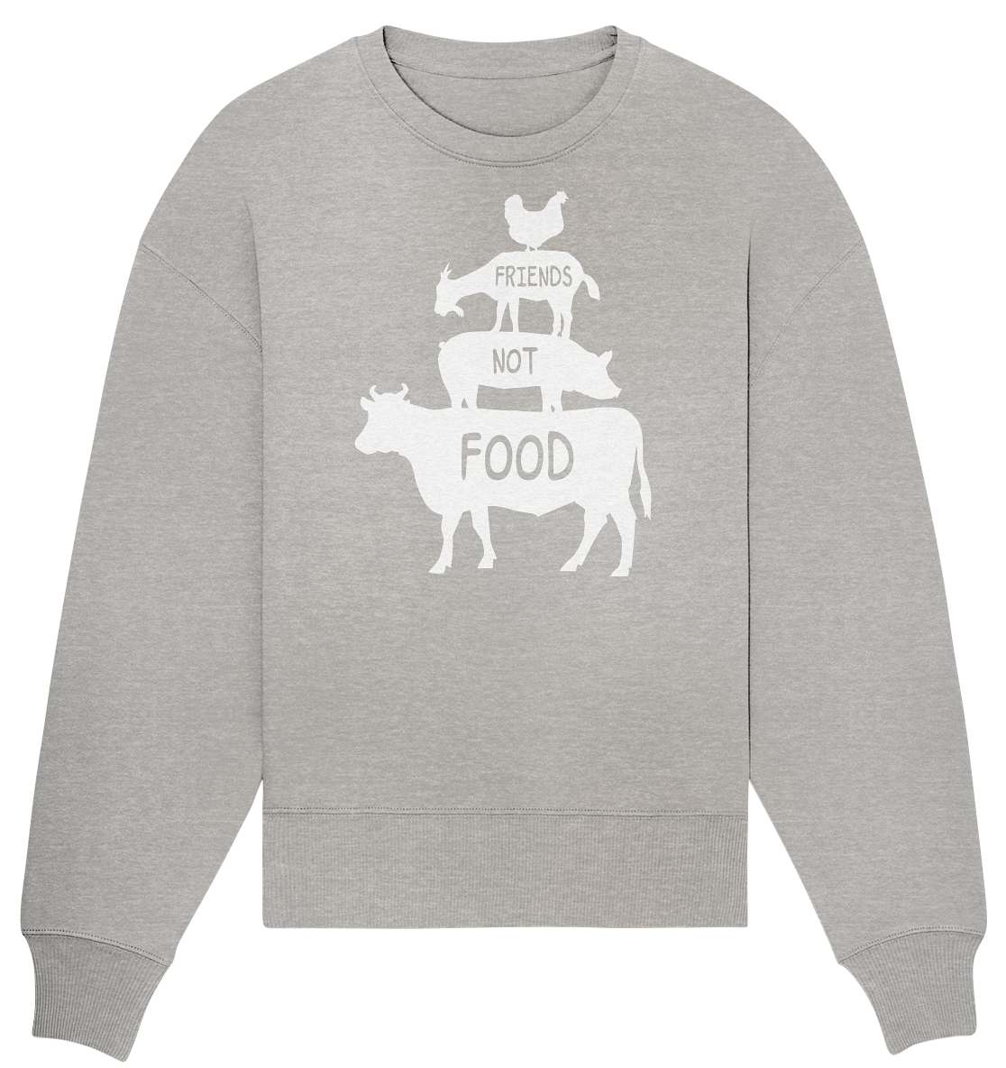Vegan 1 - Organic Oversize Sweatshirt