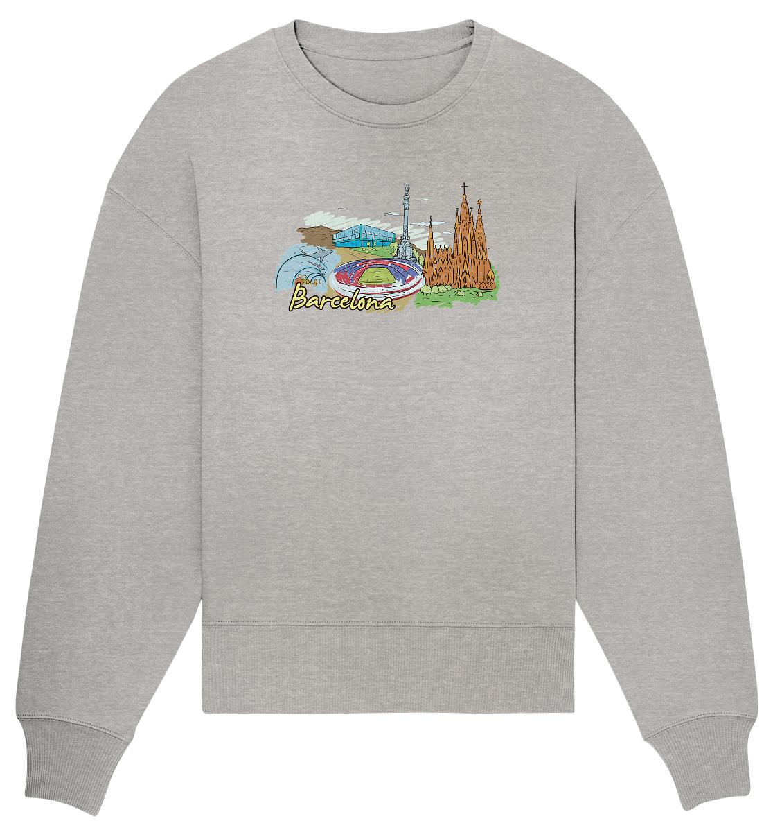 Barcelona - Organic Oversize Sweatshirt