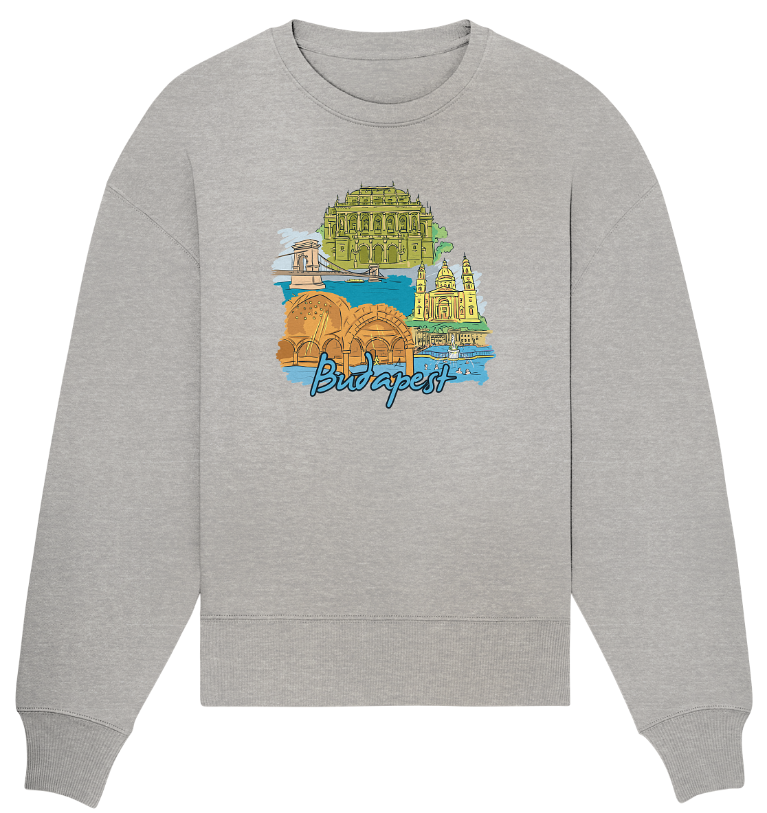 Budapest - Organic Oversize Sweatshirt
