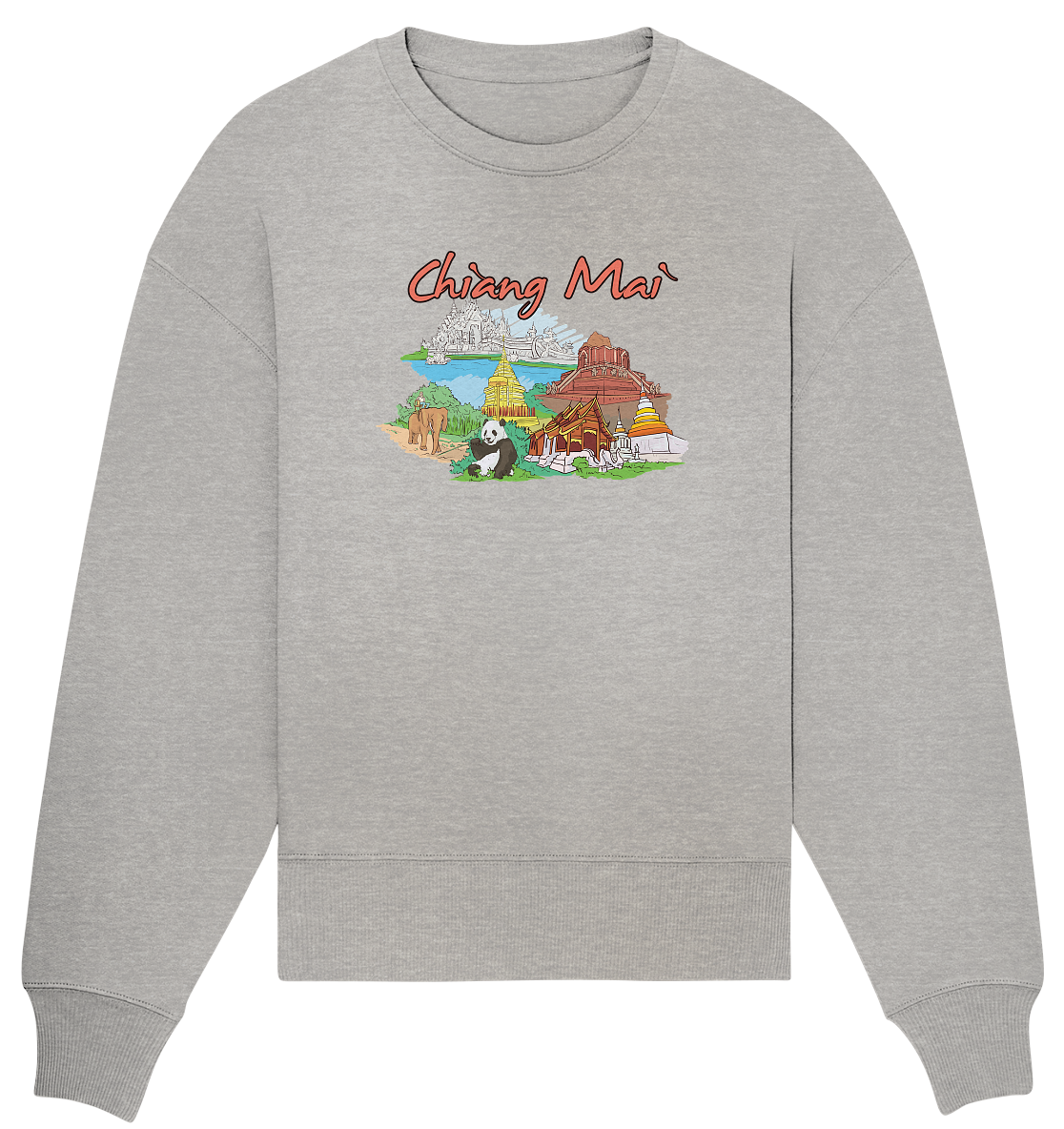 Chiang Mai - Organic Oversize Sweatshirt