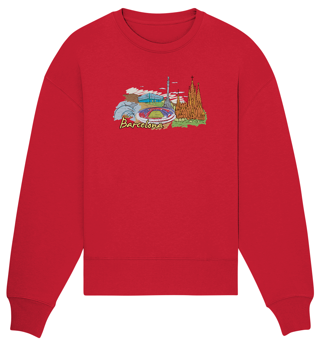 Barcelona - Organic Oversize Sweatshirt