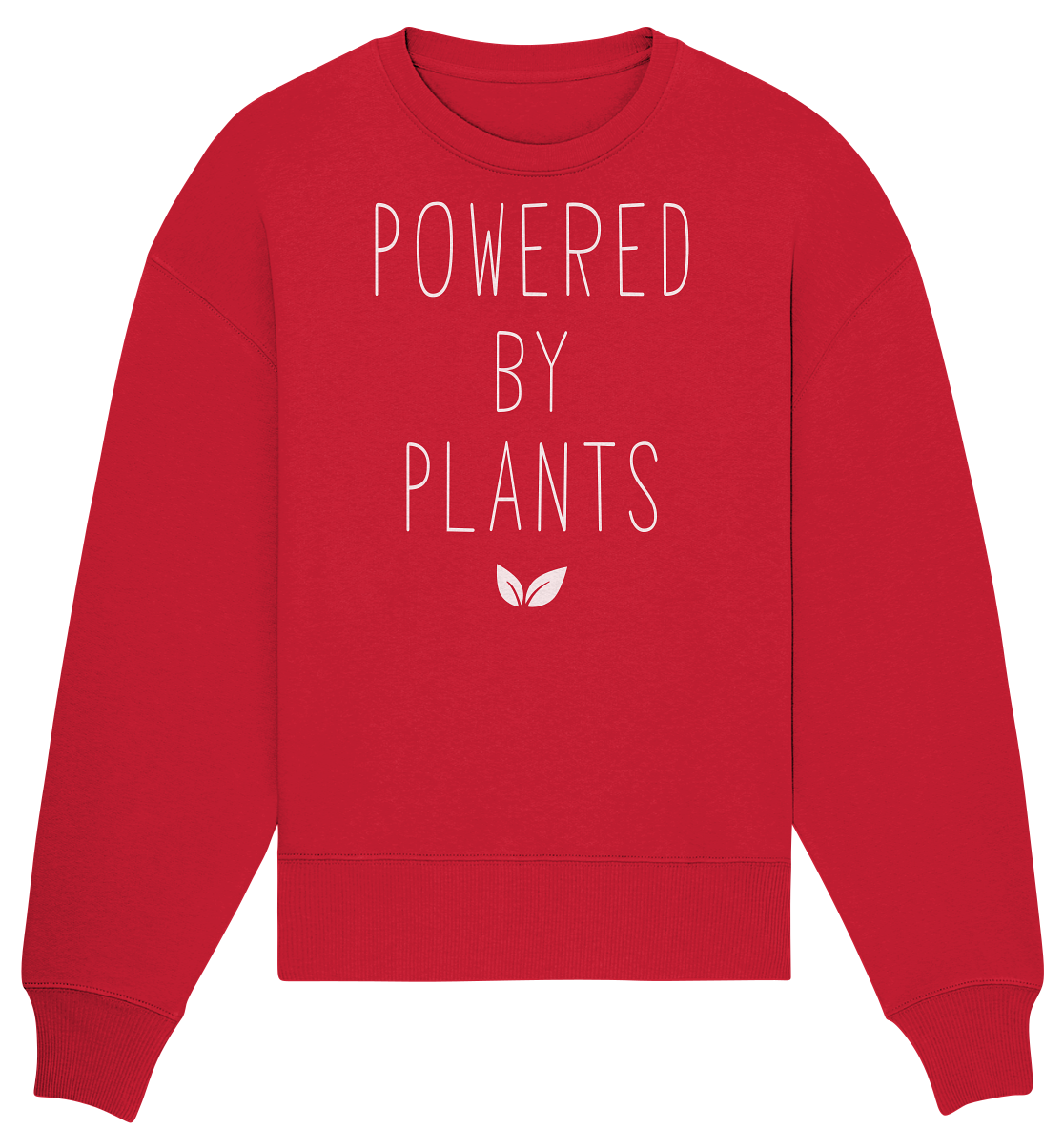 powered by plants - Organic Oversize Sweatshirt