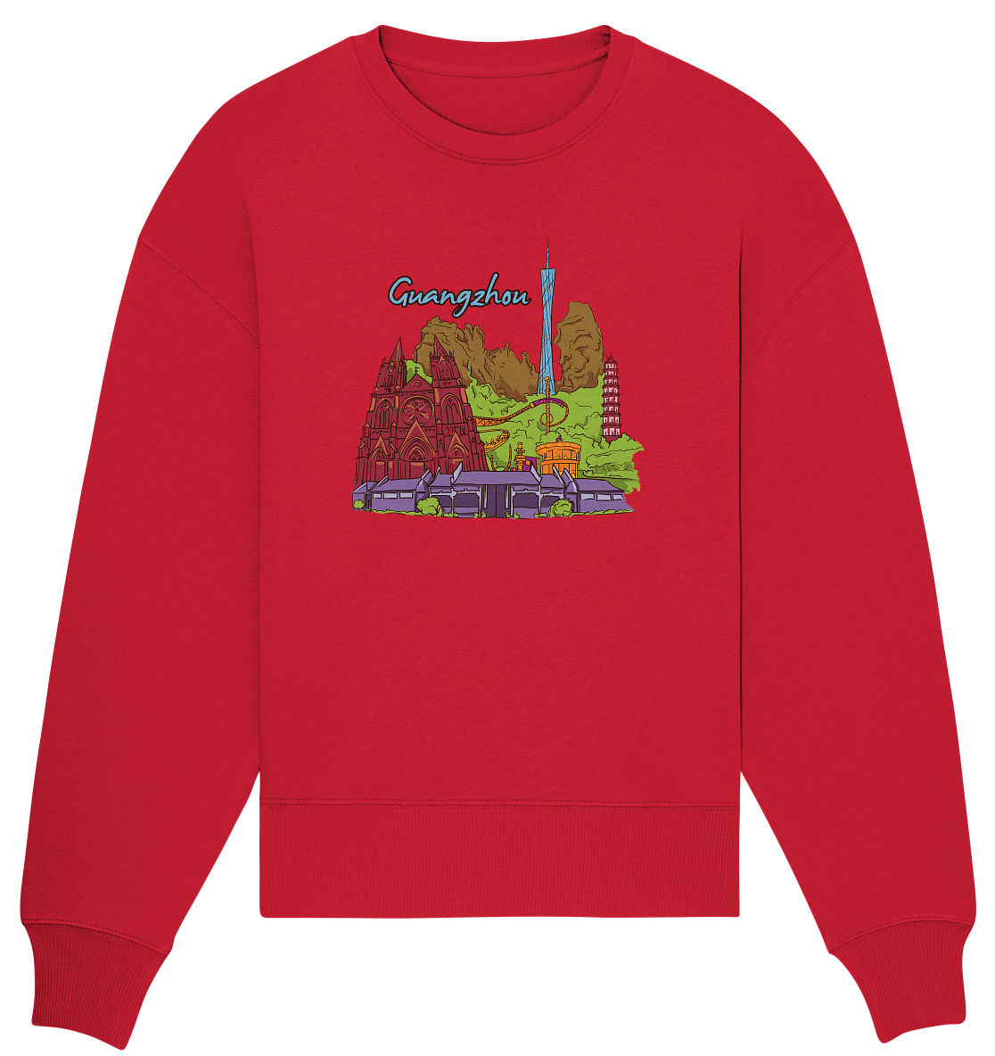 Guangzhou - Organic Oversize Sweatshirt