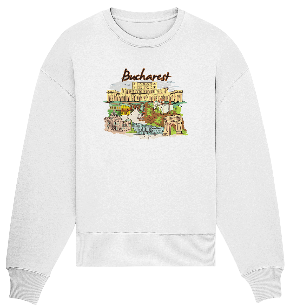 Bucharest - Organic Oversize Sweatshirt