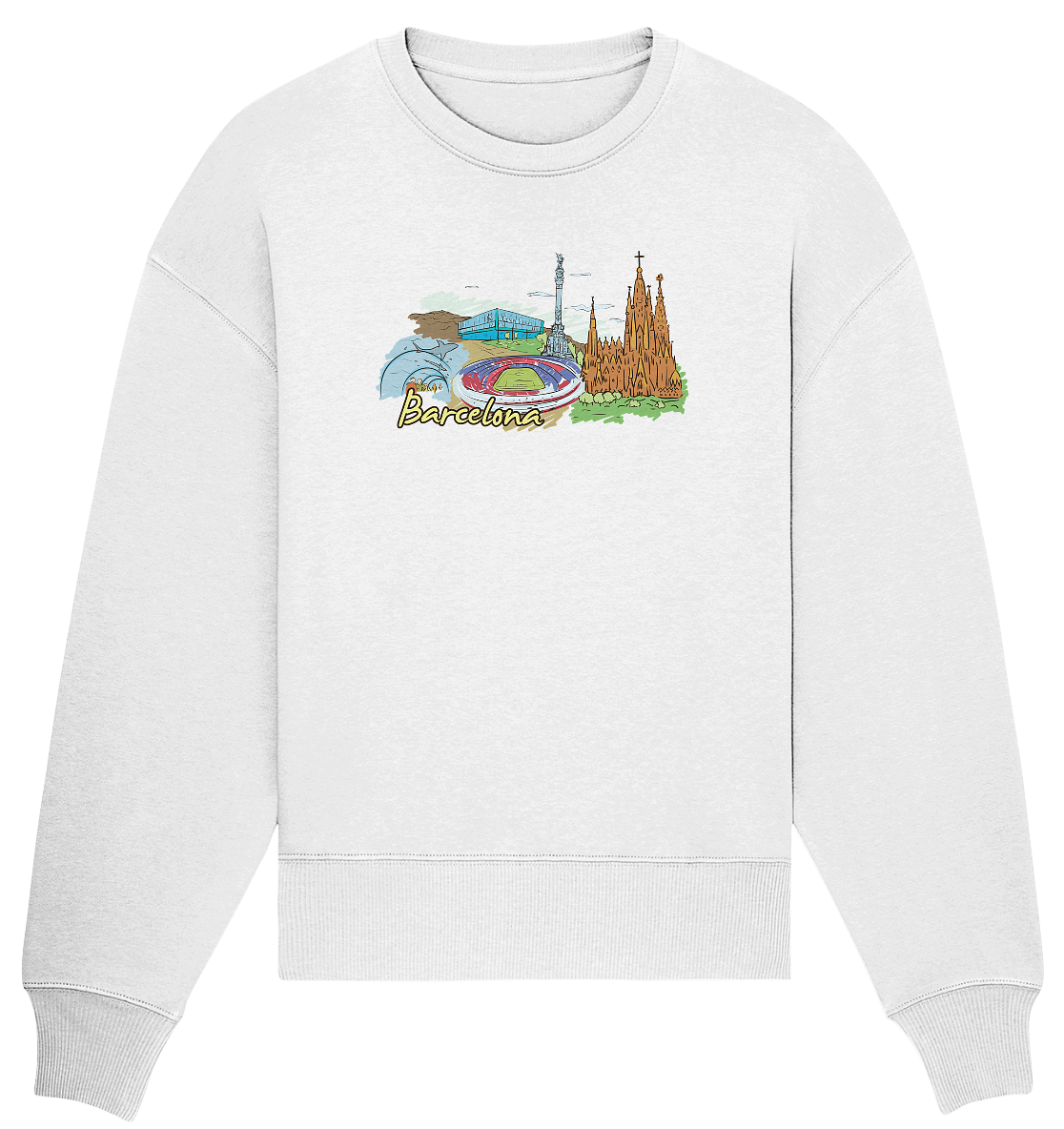 Barcelona - Organic Oversize Sweatshirt