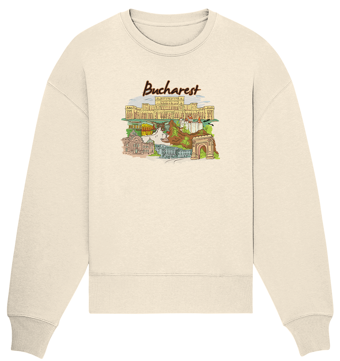 Bucharest - Organic Oversize Sweatshirt