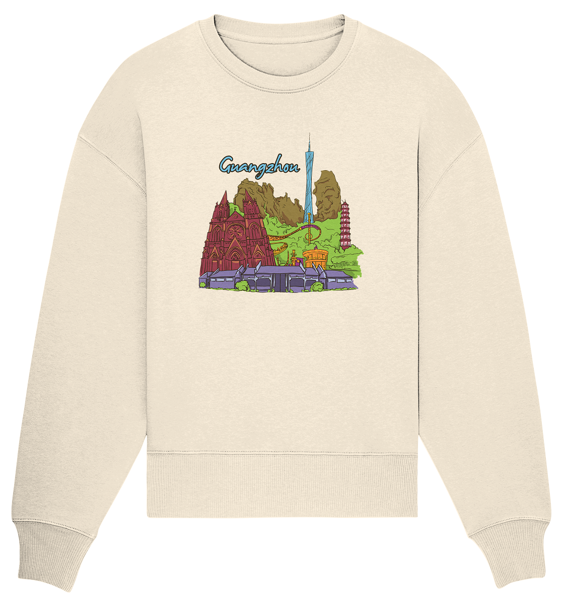 Guangzhou - Organic Oversize Sweatshirt