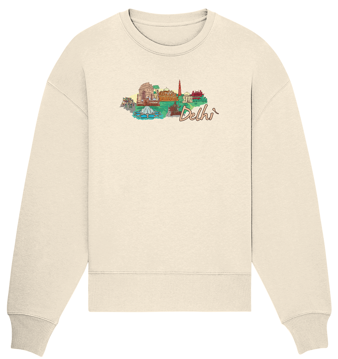 Delhi - Organic Oversize Sweatshirt
