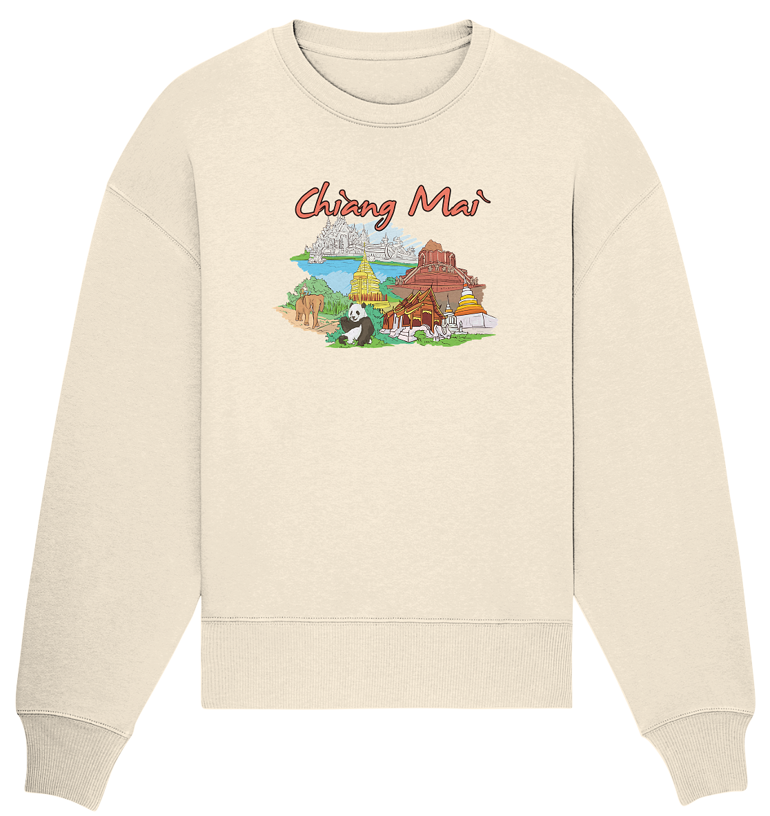 Chiang Mai - Organic Oversize Sweatshirt