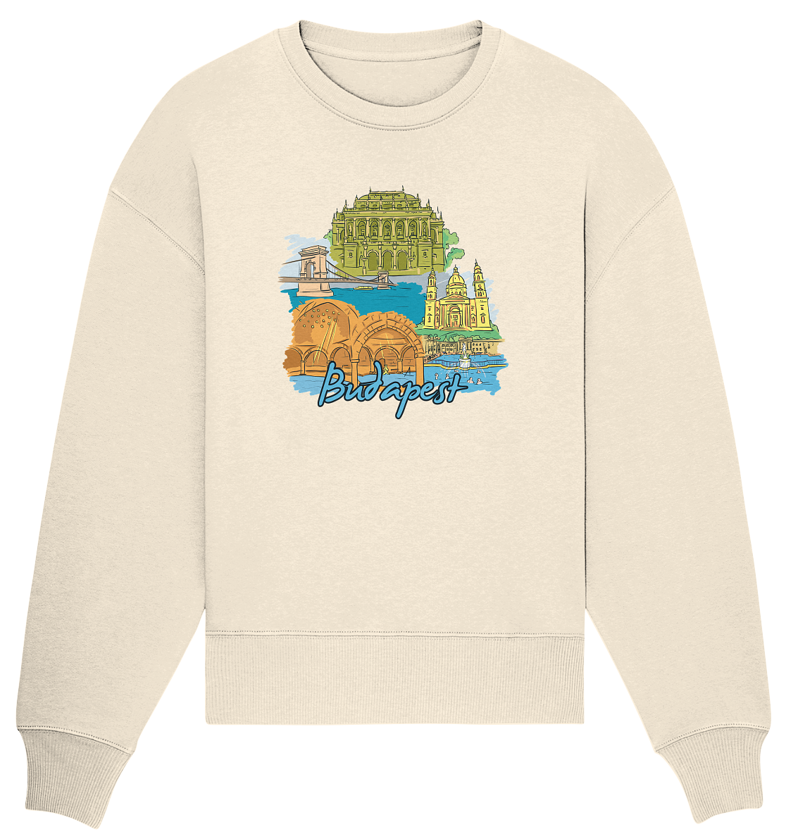 Budapest - Organic Oversize Sweatshirt